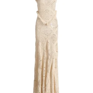 ulla johnson – annalisa crochet maxi dress