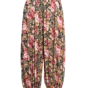 chloé – floral silk balloon pants